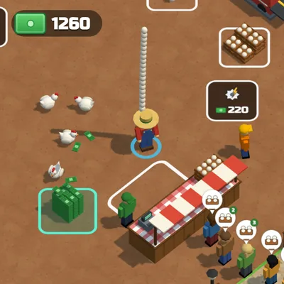 Spiel Farm-Tycoon: Eier-Rausch